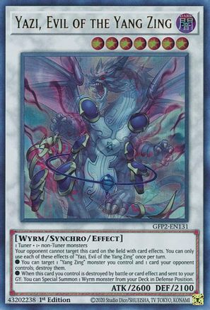 Yazi, Evil of the Yang Zing [GFP2-EN131] Ultra Rare - Trinity Hobby