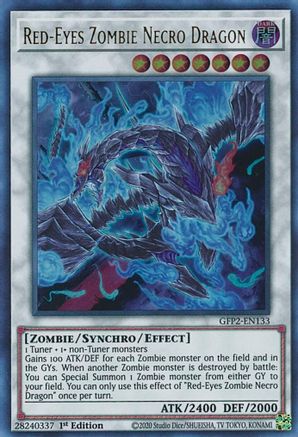 Red-Eyes Zombie Necro Dragon [GFP2-EN133] Ultra Rare - Trinity Hobby