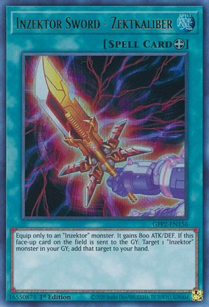 Inzektor Sword - Zektkaliber [GFP2-EN156] Ultra Rare - Trinity Hobby