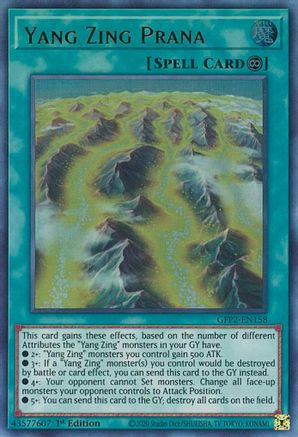Yang Zing Prana [GFP2-EN158] Ultra Rare - Trinity Hobby