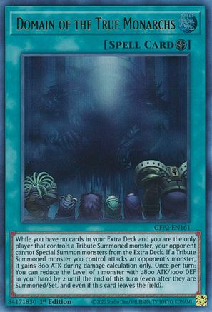 Domain of the True Monarchs [GFP2-EN161] Ultra Rare - Trinity Hobby