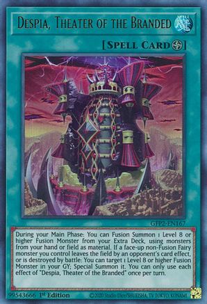 Despia, Theater of the Branded [GFP2-EN167] Ultra Rare - Trinity Hobby