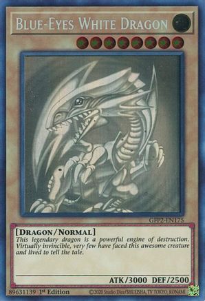 Blue-Eyes White Dragon [GFP2-EN175] Ghost Rare - Trinity Hobby