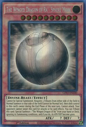 The Winged Dragon of Ra - Sphere Mode [GFP2-EN180] Ghost Rare - Trinity Hobby