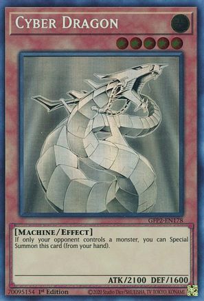 Cyber Dragon [GFP2-EN178] Ghost Rare - Trinity Hobby
