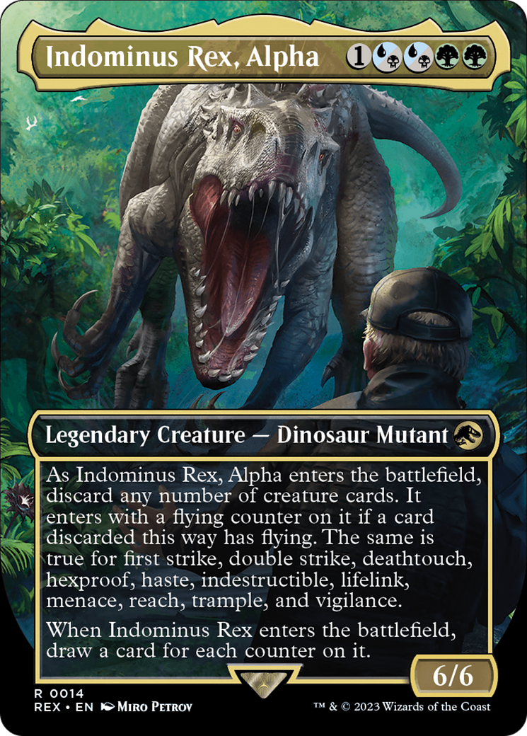Indominus Rex, Alpha (Borderless) [Jurassic World Collection] - Trinity Hobby