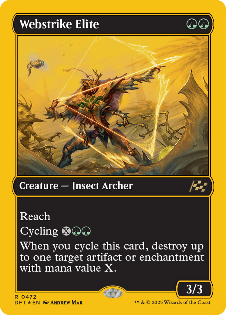 Webstrike Elite (First-Place Foil) [Aetherdrift] - Trinity Hobby