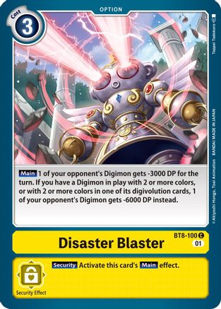 Disaster Blaster [BT8-100] [New Awakening] - Trinity Hobby