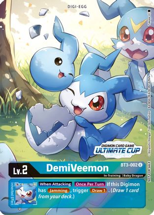 DemiVeemon [BT3-002] (April Ultimate Cup 2022) [Release Special Booster Promos] - Trinity Hobby