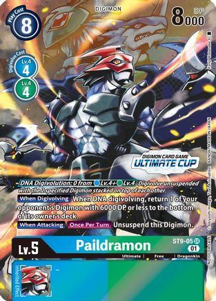 Paildramon [ST9-05] (April Ultimate Cup 2022) [Starter Deck: Ultimate Ancient Dragon Promos] - Trinity Hobby