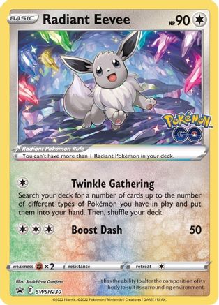Radiant Eevee (SWSH230) [Sword & Shield: Black Star Promos] - Trinity Hobby