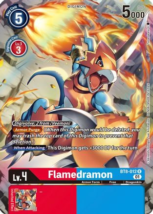 Flamedramon [BT8-012] (Alternate Art) [New Awakening] - Trinity Hobby