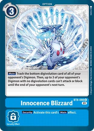 Innocence Blizzard [BT8-098] [Nouvel éveil] 