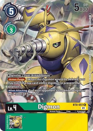 Digmon [BT8-051] (Alternate Art) [New Awakening] - Trinity Hobby