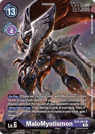MaloMyotismon [BT8-083] (Alternate Art) [New Awakening] - Trinity Hobby