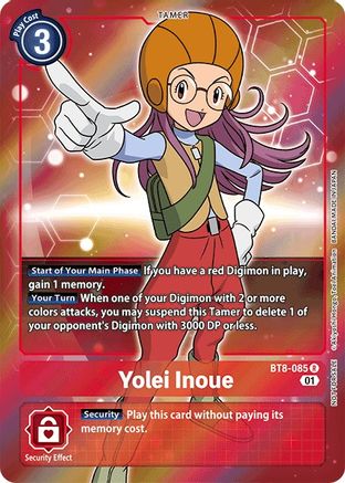 Yolei Inoue [BT8-085] (Alternative Art - Box Topper) [New Awakening] - Trinity Hobby