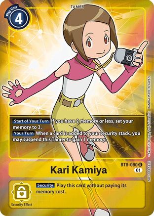 Kari Kamiya [BT8-090] (Alternative Art - Box Topper) [New Awakening] - Trinity Hobby