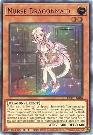Nurse Dragonmaid [LART-EN048] Ultra Rare - Trinity Hobby