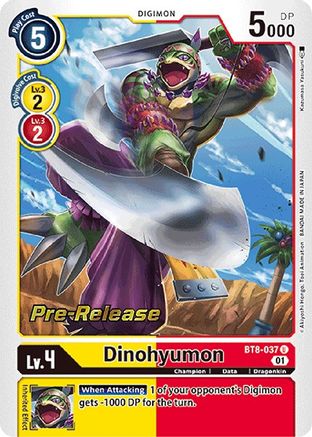 Dinohyumon [BT8-037] [New Awakening Pre-Release Cards] - Trinity Hobby