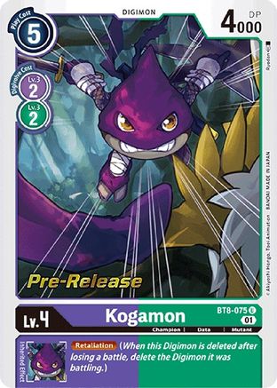 Kogamon [BT8-075] [New Awakening Pre-Release Cards] - Trinity Hobby
