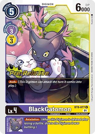 BlackGatomon [BT8-077] [New Awakening Pre-Release Cards] - Trinity Hobby