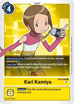 Kari Kamiya [BT8-090] [New Awakening Pre-Release Cards] - Trinity Hobby