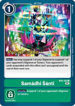Samadhi Santi [BT8-102] [New Awakening Pre-Release Cards] - Trinity Hobby