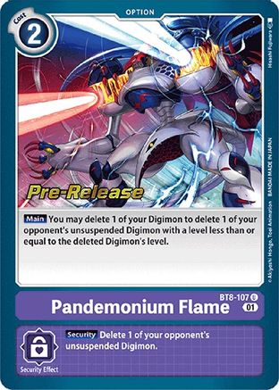 Pandemonium Flame [BT8-107] [New Awakening Pre-Release Cards] - Trinity Hobby