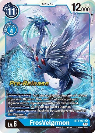 FrosVelgrmon [BT8-031] [New Awakening Pre-Release Cards] - Trinity Hobby