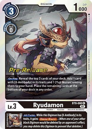 Ryudamon [BT8-060] [New Awakening Pre-Release Cards] - Trinity Hobby