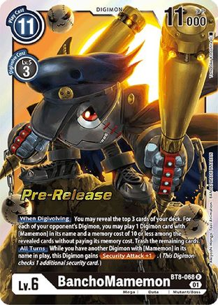 BanchoMamemon [BT8-068] [New Awakening Pre-Release Cards] - Trinity Hobby