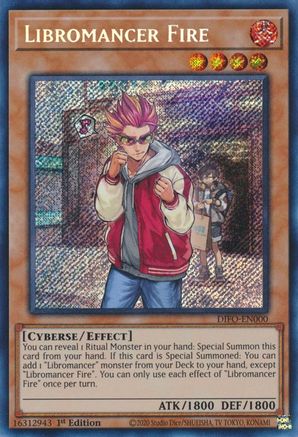 Libromancer Fire [DIFO-EN000] Secret Rare - Trinity Hobby