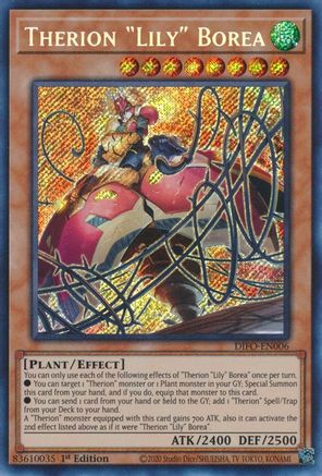Therion Lily Borea [DIFO-EN006] Secret Rare - Trinity Hobby