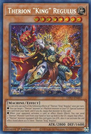 Therion King Regulus [DIFO-EN007] Secret Rare - Trinity Hobby