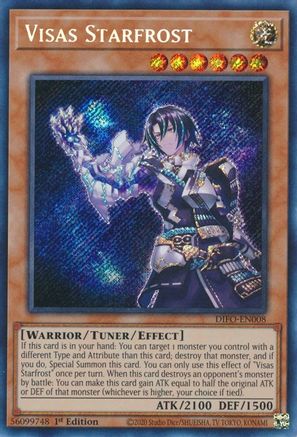 Visas Starfrost [DIFO-EN008] Secret Rare - Trinity Hobby