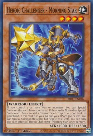 Heroic Challenger - Morning Star [DIFO-EN016] Common - Trinity Hobby