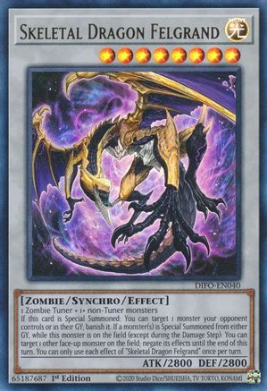 Skeletal Dragon Felgrand [DIFO-EN040] Ultra Rare - Trinity Hobby