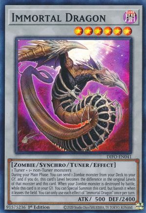 Immortal Dragon [DIFO-EN041] Super Rare - Trinity Hobby