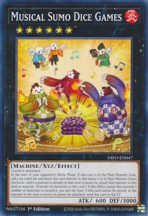 Musical Sumo Dice Games [DIFO-EN047] Common - Trinity Hobby