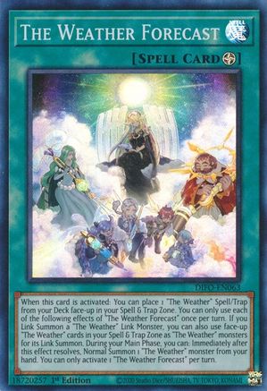 The Weather Forecast [DIFO-EN063] Super Rare - Trinity Hobby