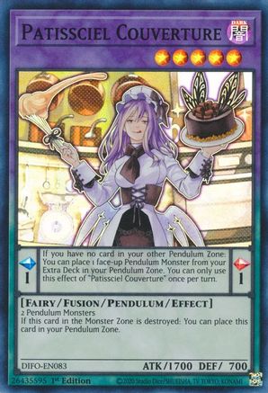 Patissciel Couverture [DIFO-EN083] Super Rare - Trinity Hobby