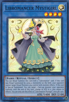 Libromancer Mystigirl [DIFO-EN086] Super Rare - Trinity Hobby