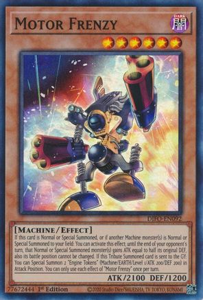 Motor Frenzy [DIFO-EN092] Super Rare - Trinity Hobby