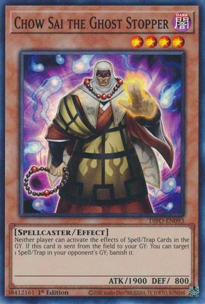 Chow Sai the Ghost Stopper [DIFO-EN093] Super Rare - Trinity Hobby
