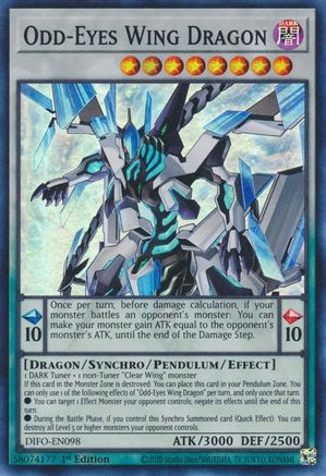 Odd-Eyes Wing Dragon [DIFO-EN098] Super Rare - Trinity Hobby