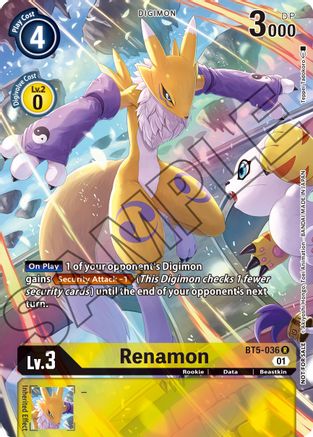 Renamon [BT5-036] (Tamer's Card Set 1) [Battle of Omni Promos] - Trinity Hobby