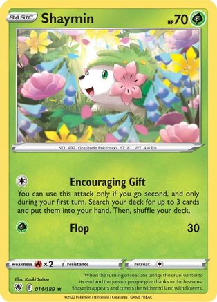 Shaymin (014/189) [Sword & Shield: Astral Radiance] - Trinity Hobby
