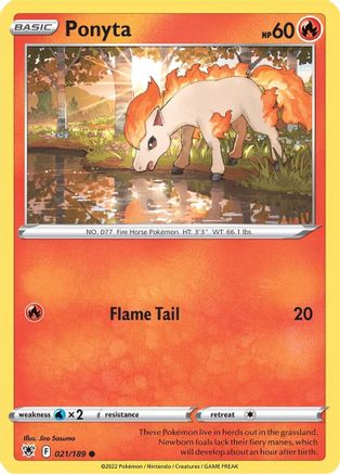 Ponyta (021/189) [Sword & Shield: Astral Radiance] - Trinity Hobby
