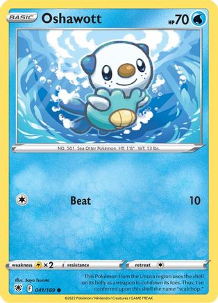Oshawott (041/189) [Sword & Shield: Astral Radiance] - Trinity Hobby
