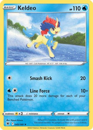 Keldeo (045/189) [Sword & Shield: Astral Radiance] - Trinity Hobby